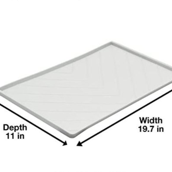 Messy Mutts - Dog Food Silicone Place Mat - Light Gray - Picture 2 of 4